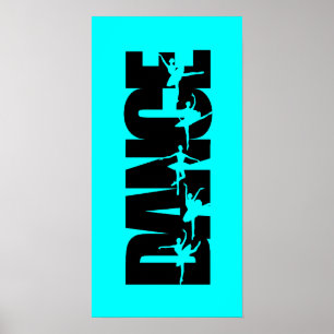 Poster Graphique extraordinaire de danse