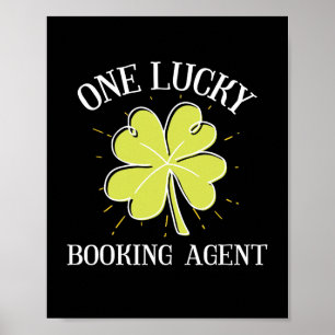 Poster Graphique Jour de la Saint Patrick Pour Un Agent D