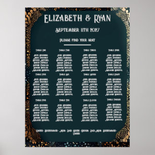 Poster Graphique mariage du siège