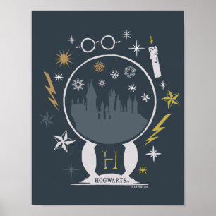 Poster Graphisme Boule à Neige HOGWARTS™