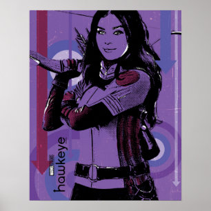 Poster Graphisme de Kate Bishop
