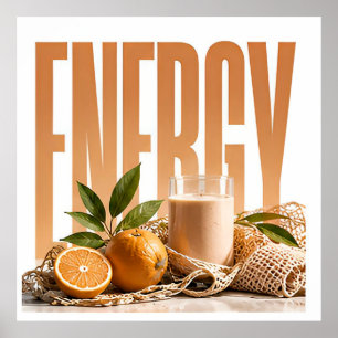 Poster Graphisme éditorial de bien-être de luxe énergétiq