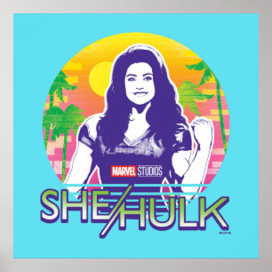Poster Graphisme Rétroonde She-Hulk