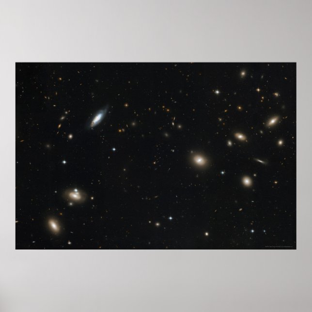 Poster Grappe Coma de Galaxies 36x24 (36x27) (Devant)