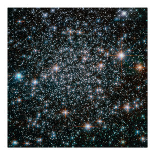 Poster Grappe d'étoiles métalliques lourds Hubble