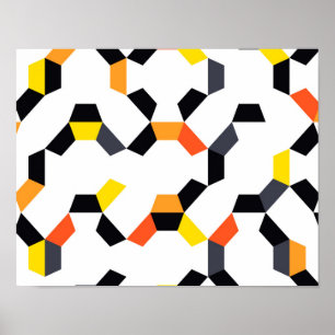 Poster Gras, cool, tendance, unique, art géométrique mode