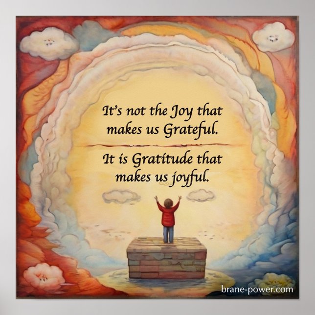 Poster Gratitude (Devant)