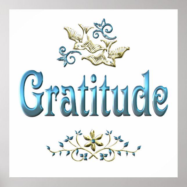 POSTER GRATITUDE (Devant)