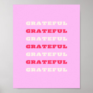 Poster Gratuit, Remerciements, Citation De Gratitude, Ros