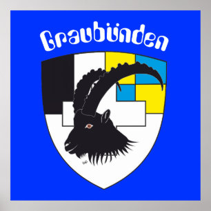 Poster Graubünden Grigioni Grischun