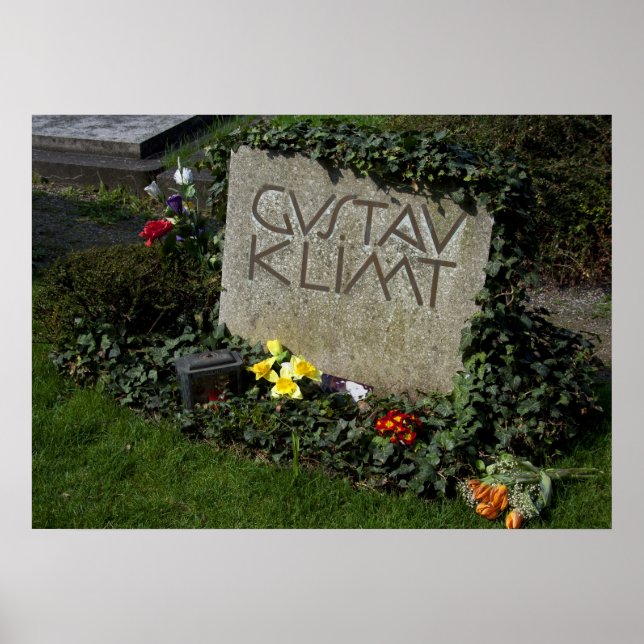 Poster Grave De Gustav Klimt (Devant)