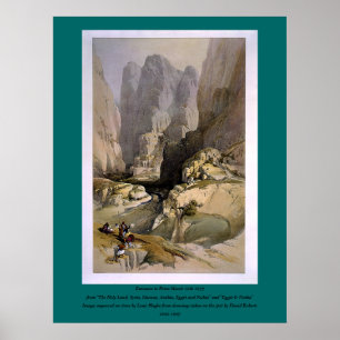 Poster Gravé sur pierre par Louis Haghe