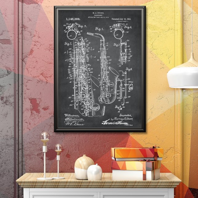 Poster Gray | Brevet saxophone (Créateur téléchargé)