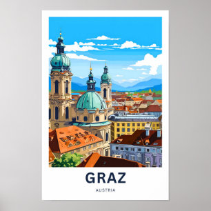 Poster Graz Autriche Imprimer