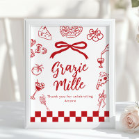 Grazie Mille Merci d'être venu Favoris Italien