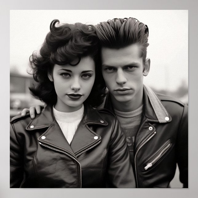 Poster Greaser Punk Couple (Devant)