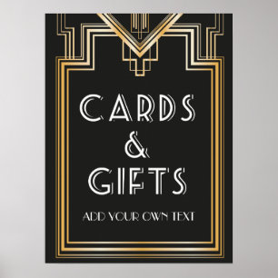 Poster Great Gatsby Cartes inspirées et cadeaux Signalisa