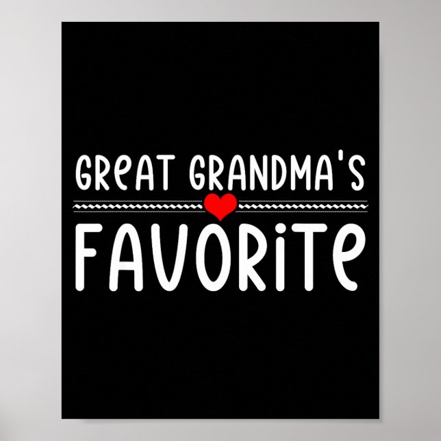 Poster Great Grandmas Favorite  (Devant)