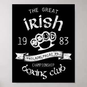 Poster Great Irish Philadelphia St. Patrick's Boxing Club