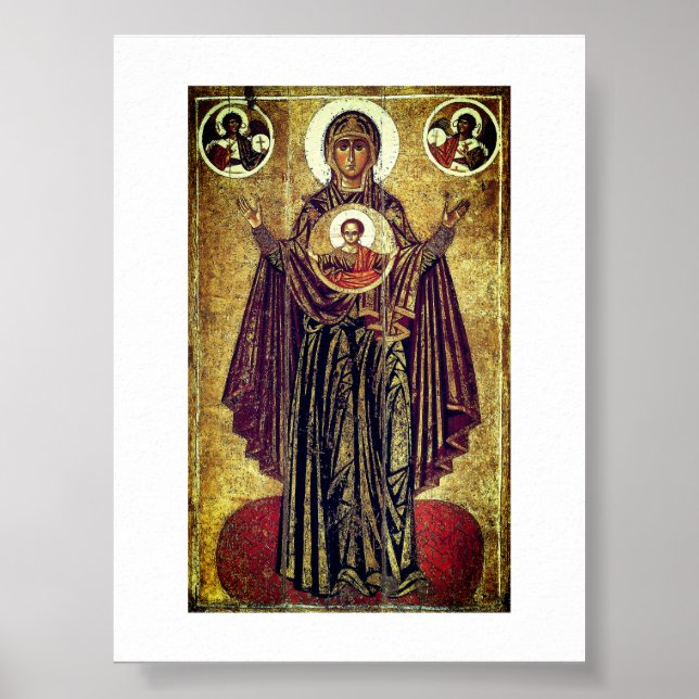 Poster Great Panagia from Yaroslavl (Devant)
