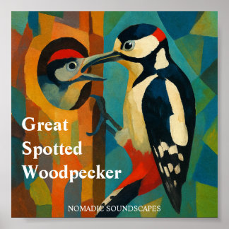 Poster Great Spotted Woodpecker Album Cover