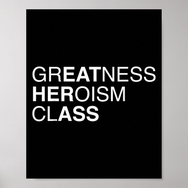 Poster Greatness Heroism Cl Eat Her As$ Funny Pun Sarcasm (Devant)