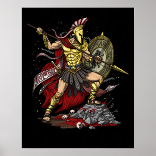 Poster Grec Dieu Ares
