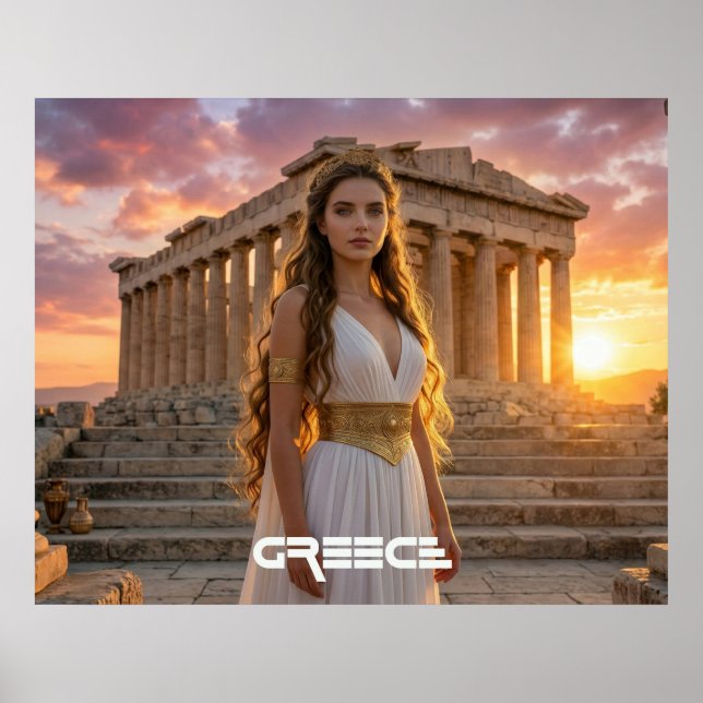 POSTER GRÈCE - ACROPOLE (Devant)