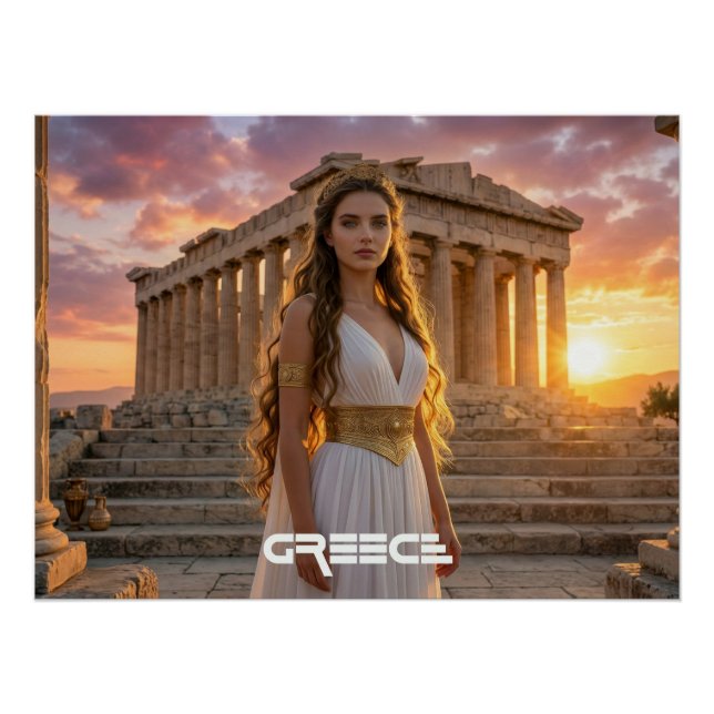 POSTER GRÈCE - ACROPOLE (Devant)