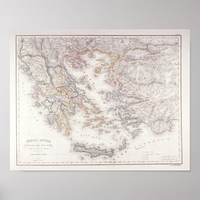 Poster Grèce antique (Devant)