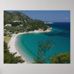 Poster GRÈCE, Îles de la mer Égée nord-orientale, SAMOS,
