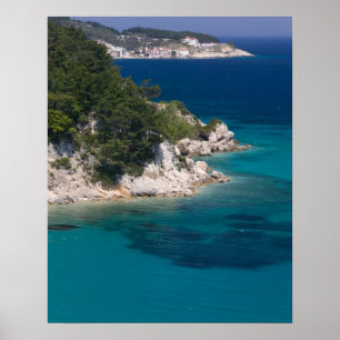 Poster GRÈCE, îles de la mer Égée nord-orientale, SAMOS,