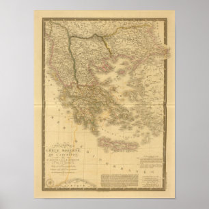 Poster Grèce moderne