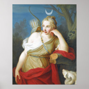 Poster Greek Goddess Diana of the Hunt
