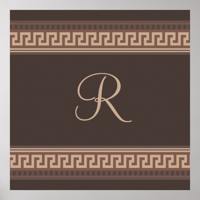Poster Greek Key (Devant)