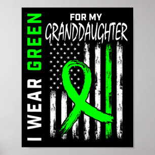 Poster Green For My Grandgirl Kidney Disease Awards