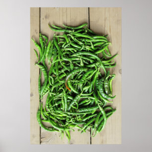 Poster Green peppers