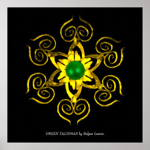 POSTER GREEN TALISMAN