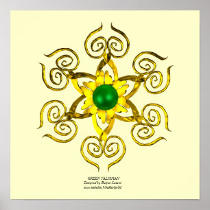 POSTER GREEN TALISMAN