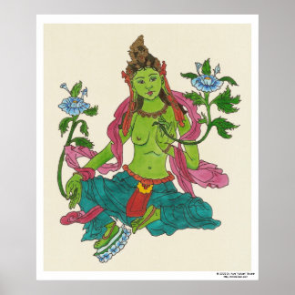 Poster Green Tara