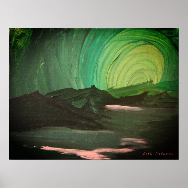 Poster Green - un Gabriel McGarry (Devant)