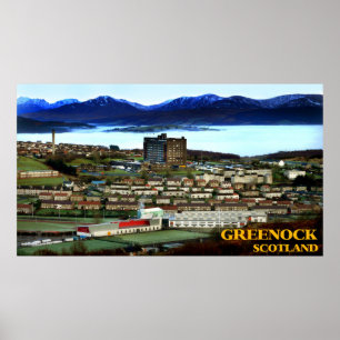 Poster greenock Ecosse