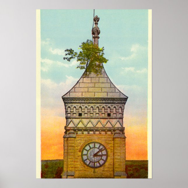 Poster Greensburg, Indiana Courthouse 1930 (Devant)