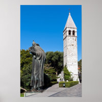 Grégoire de statue de Nin à Split - Dalmatie, Croa