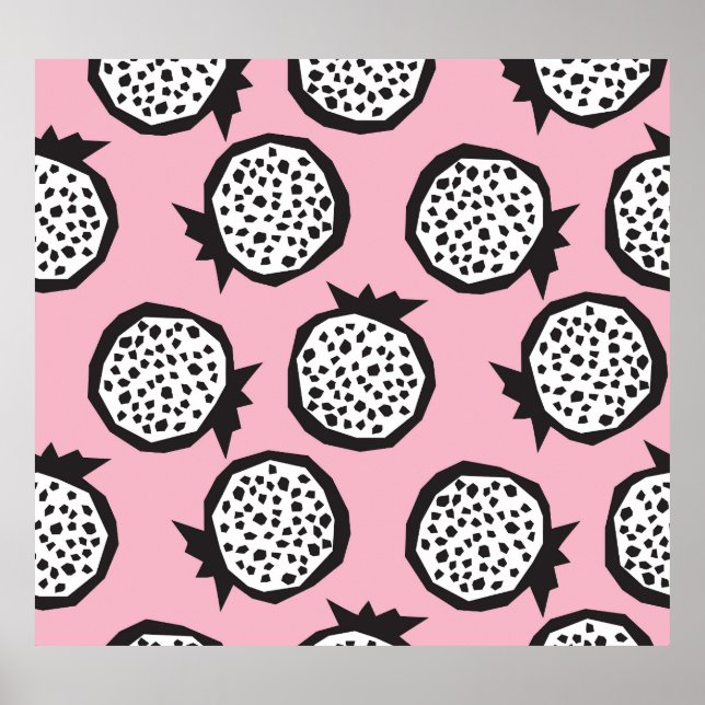 Poster Grenade moderne : Style Abstrait sans couture (Devant)