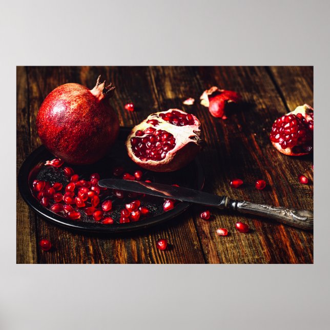 Poster Grenade rubis (Devant)