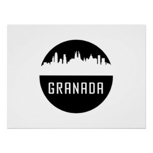Poster Grenade   villes d'Espagne