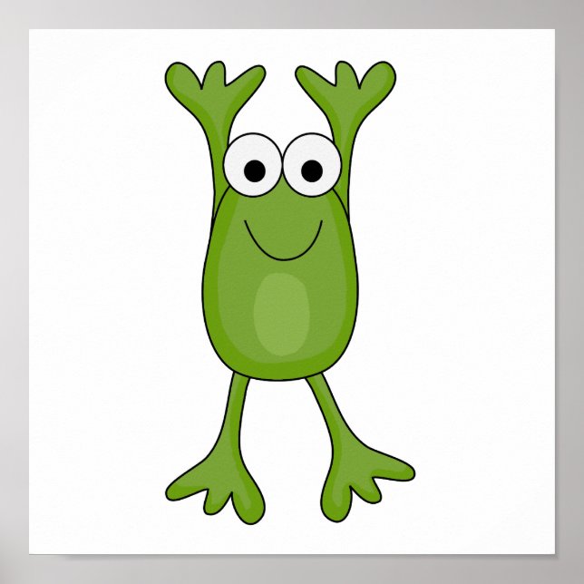 Poster grenouille (Devant)