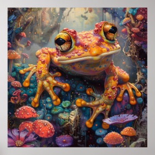 Poster Grenouille magique Fairytale