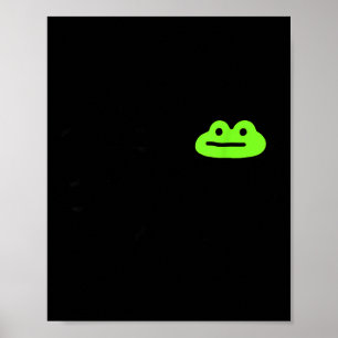 Poster Grenouille malhonnête se comporte pas grenouille d